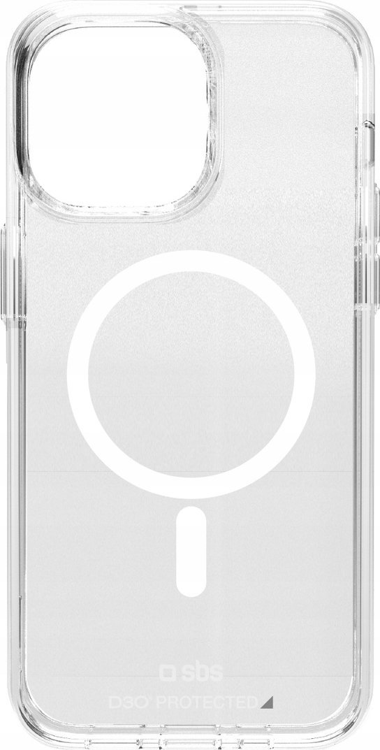 Pouzdro SBS Mobile SBS Extreme Mag D3O MagSafe pro iPhone 16 Pro – průhledné