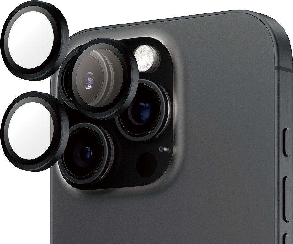 PanzerGlass Hoops - Chránič na objektiv pro mobilní telefon - pro Apple iPhone 16 Pro, 16 Pro Max