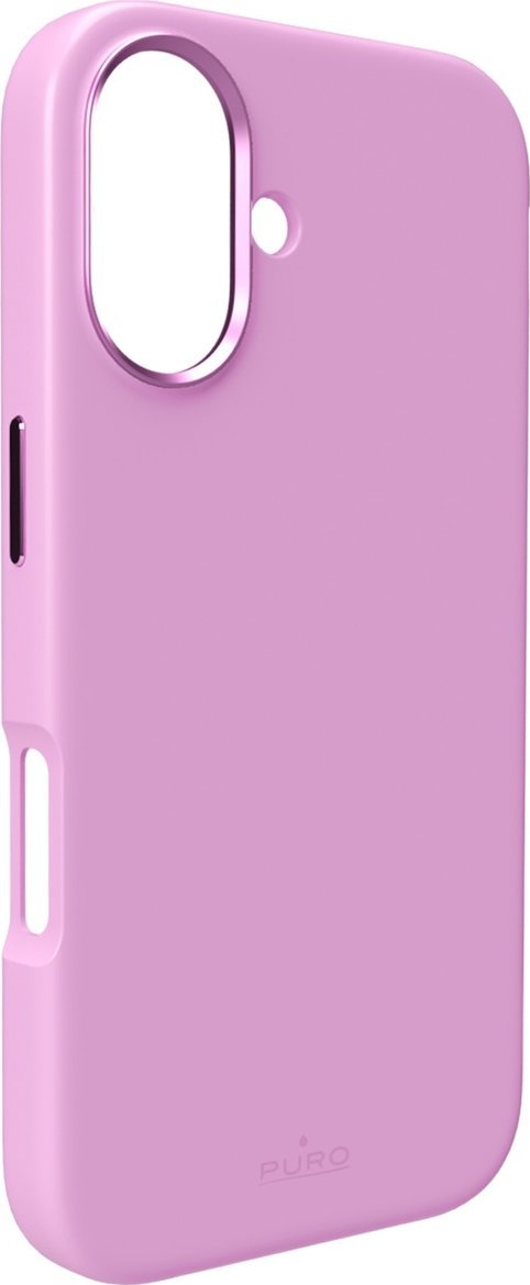 Silikonové pouzdro Puro Puro Icon Mag Pro MagSafe pro iPhone 16 Plus – růžové