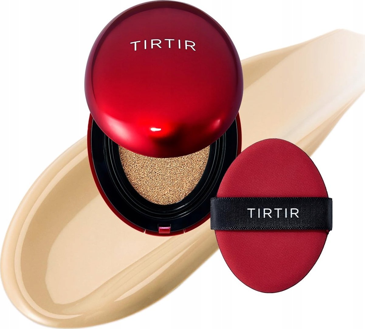Alkotest TIRTIR_Mask Fit Red Cushion dlouhotrvající make-up v polštářku 24W Soft Beige 4,5g