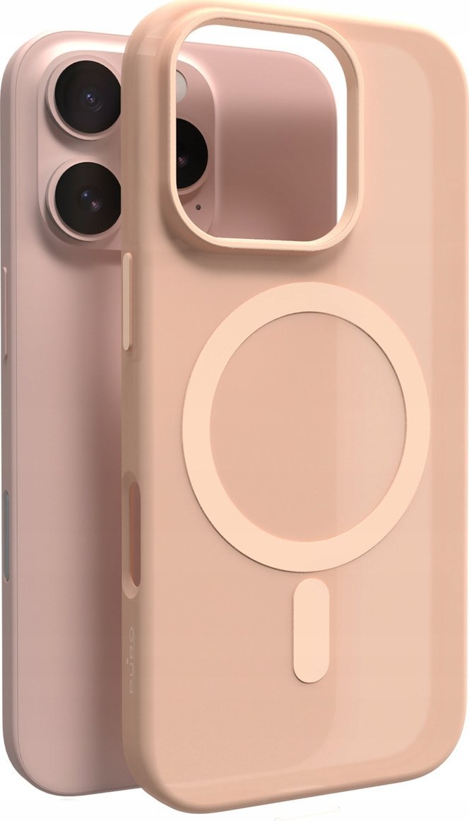 Silikonový obal Puro Puro Daylight MagSafe pro iPhone 16 Pro Max – béžový