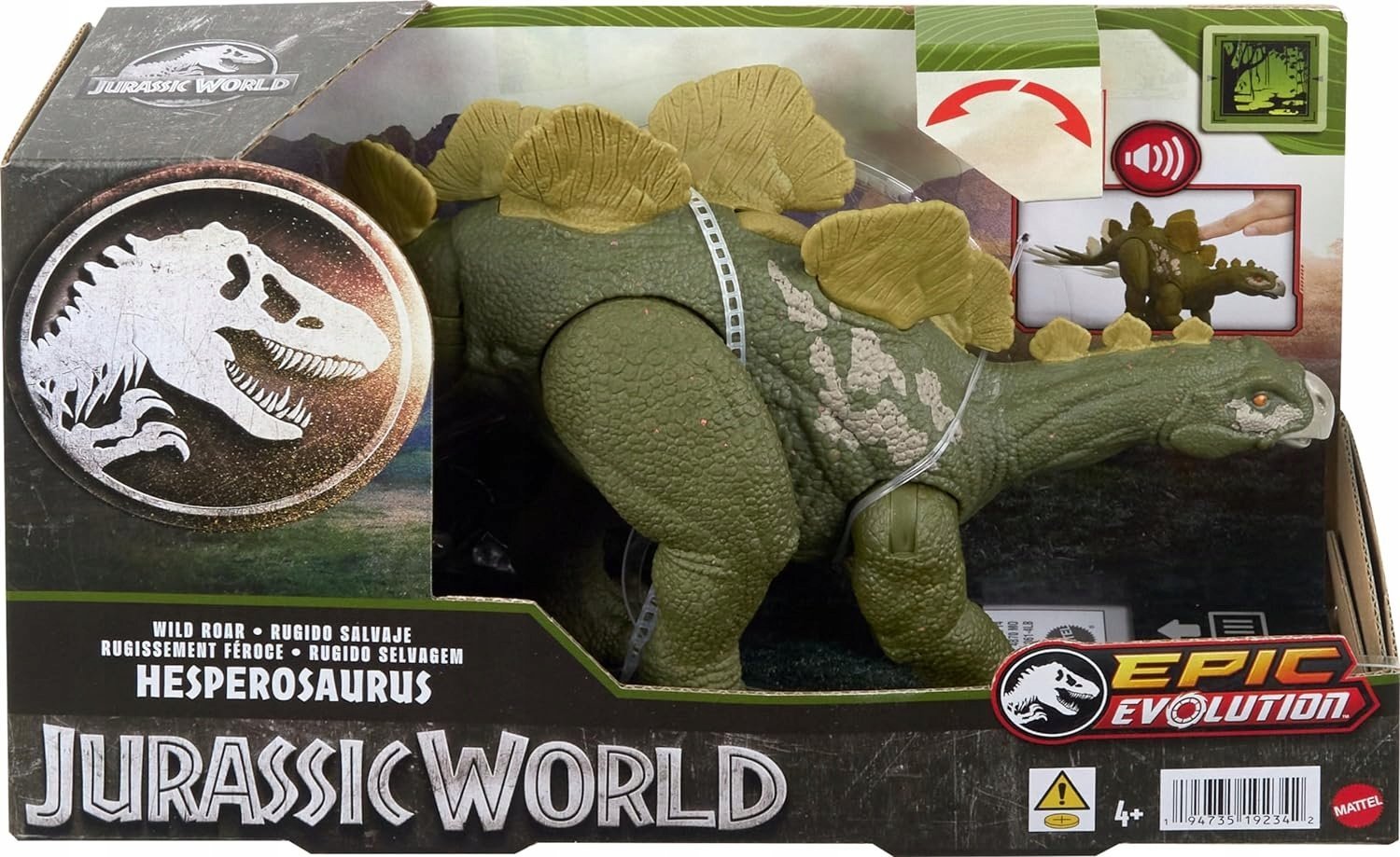 Mattel Mattel Jurský svět Divoký řev Hesperosaura hračka figurka