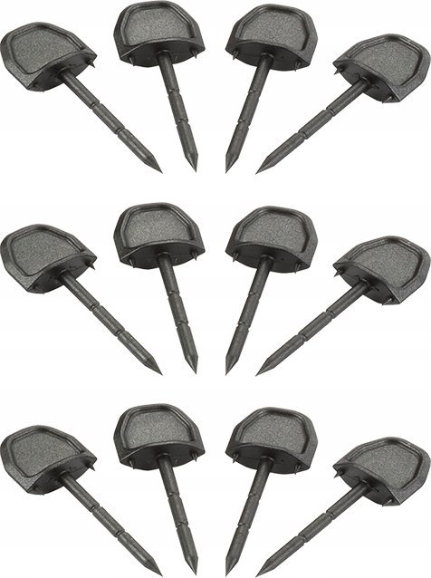 Kolíky pro upevnění papírového kotouče - 12 kusů (B10015-B2) černá