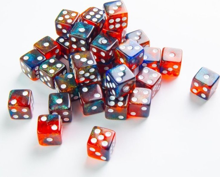 Gamegenic Gamegenic: Galaxy Series - Sada kostek D6 (12 mm) - Mars