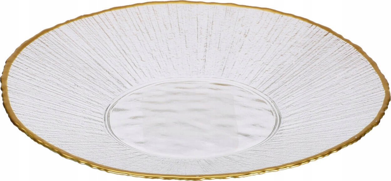 Talíř, zlato/bílý, 21 cm