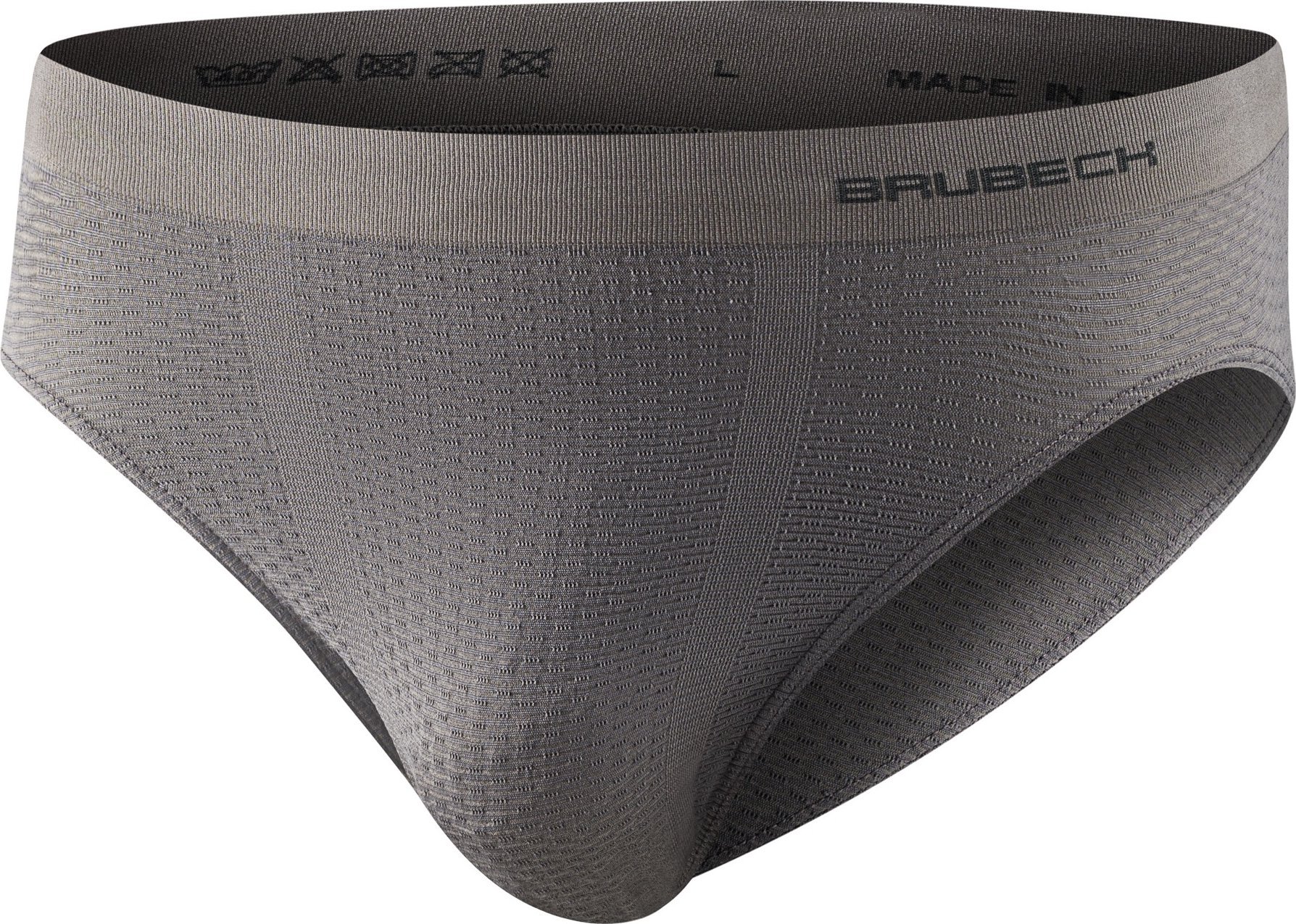 Brubeck Pánské spodní prádlo BE1004M, šedé, XL