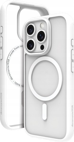 dbramante dbramante1928 Zelený MagSafe - ochranný kryt pro iPhone 16 Pro Max kompatibilní s MagSafe (bílý)