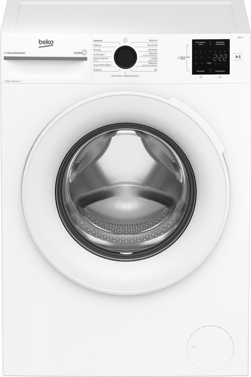 BEKO BM1WFU38225WW práčka b100 8kg 1200 otáčok za minútu AquaWave White