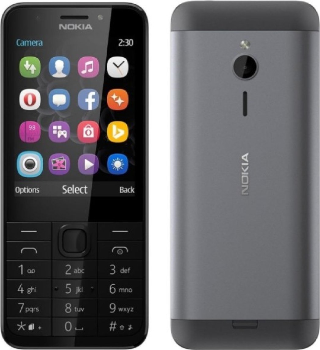 Nokia 230 - mobilný telefón - black