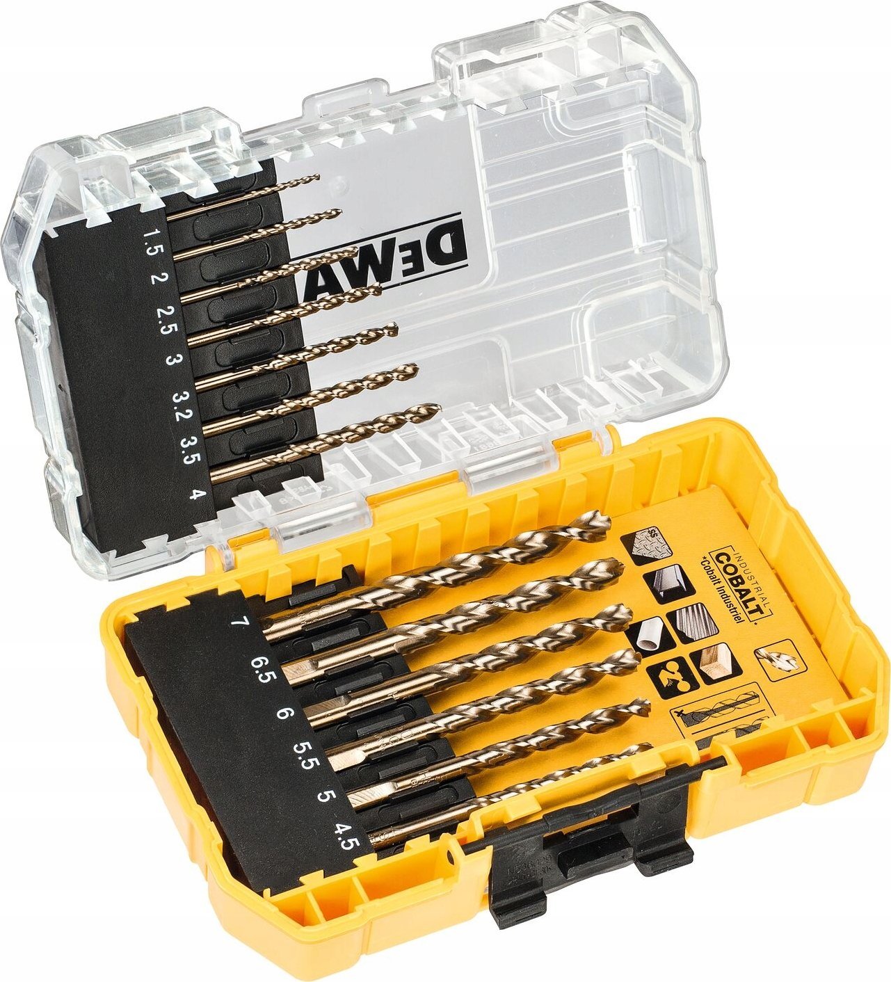Dewalt Sada vrtáků Cobalt 13dílná, sada HSS E Cobalt