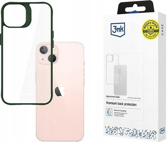 3mk Satin Armor Case+ Green pro Apple iPhone 14