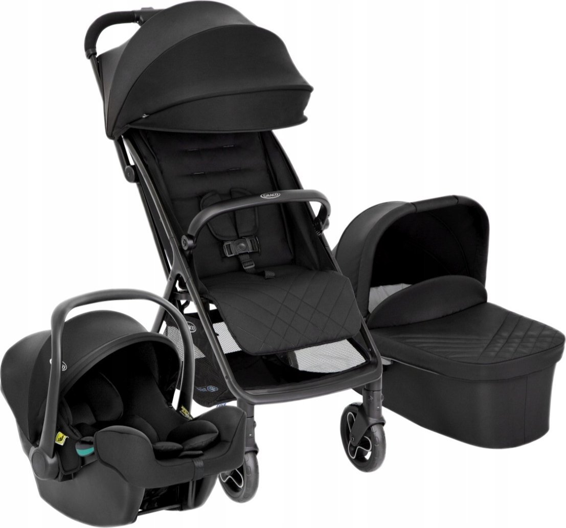 Graco kočárek GRACO MYAVO TRIO PŮLNOČNÍ KOČÁR 3V1 SET