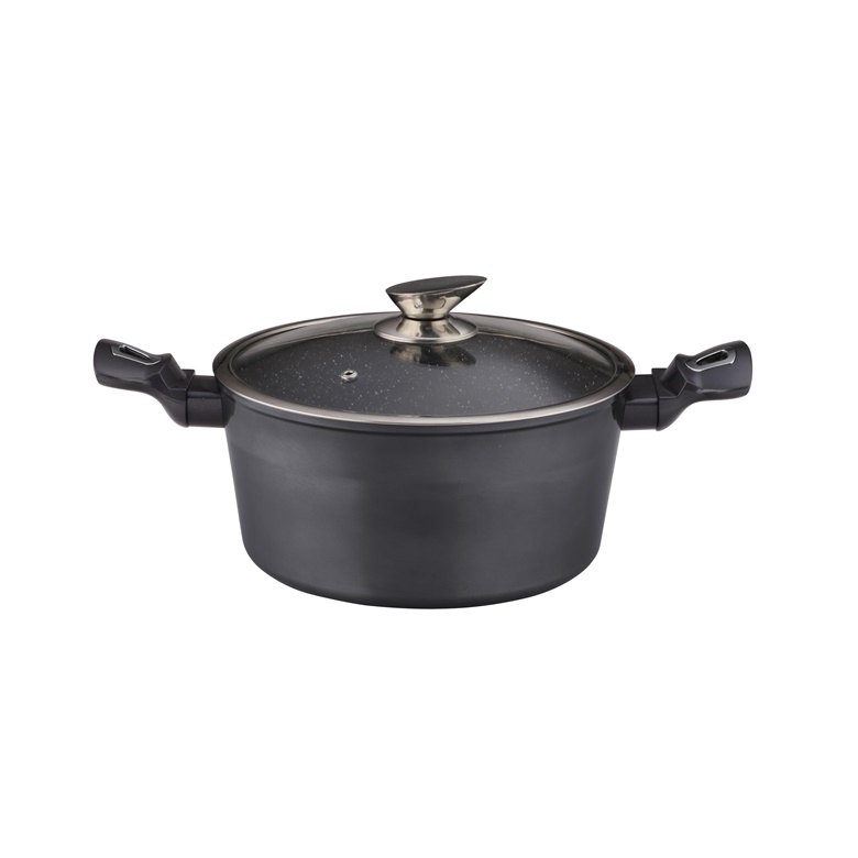 Hrnec DOMOLETTI GREY METALLIC, 28 cm, 6,3l