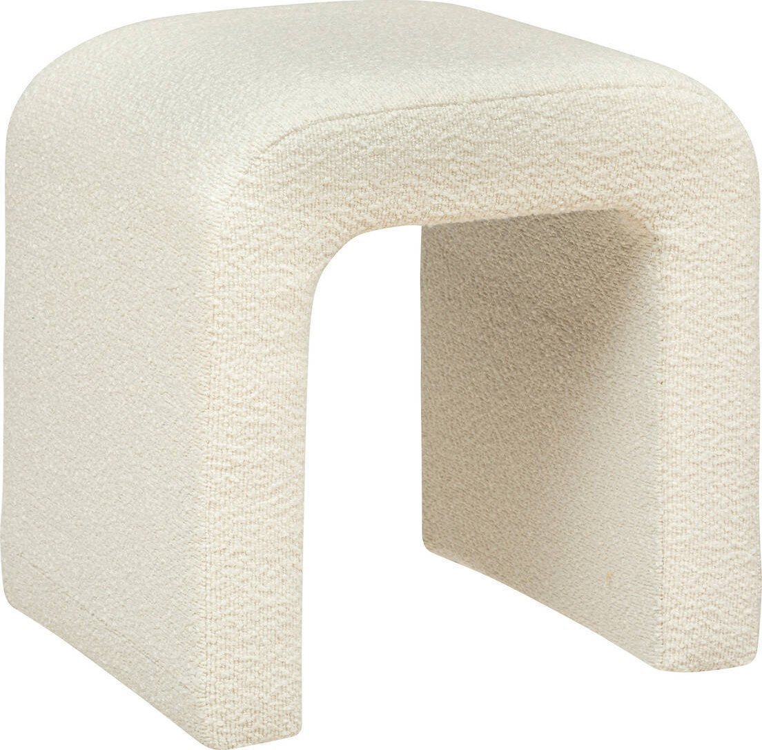Taburetka Atmosphera Bow bouclé SEVI, výška 43 cm