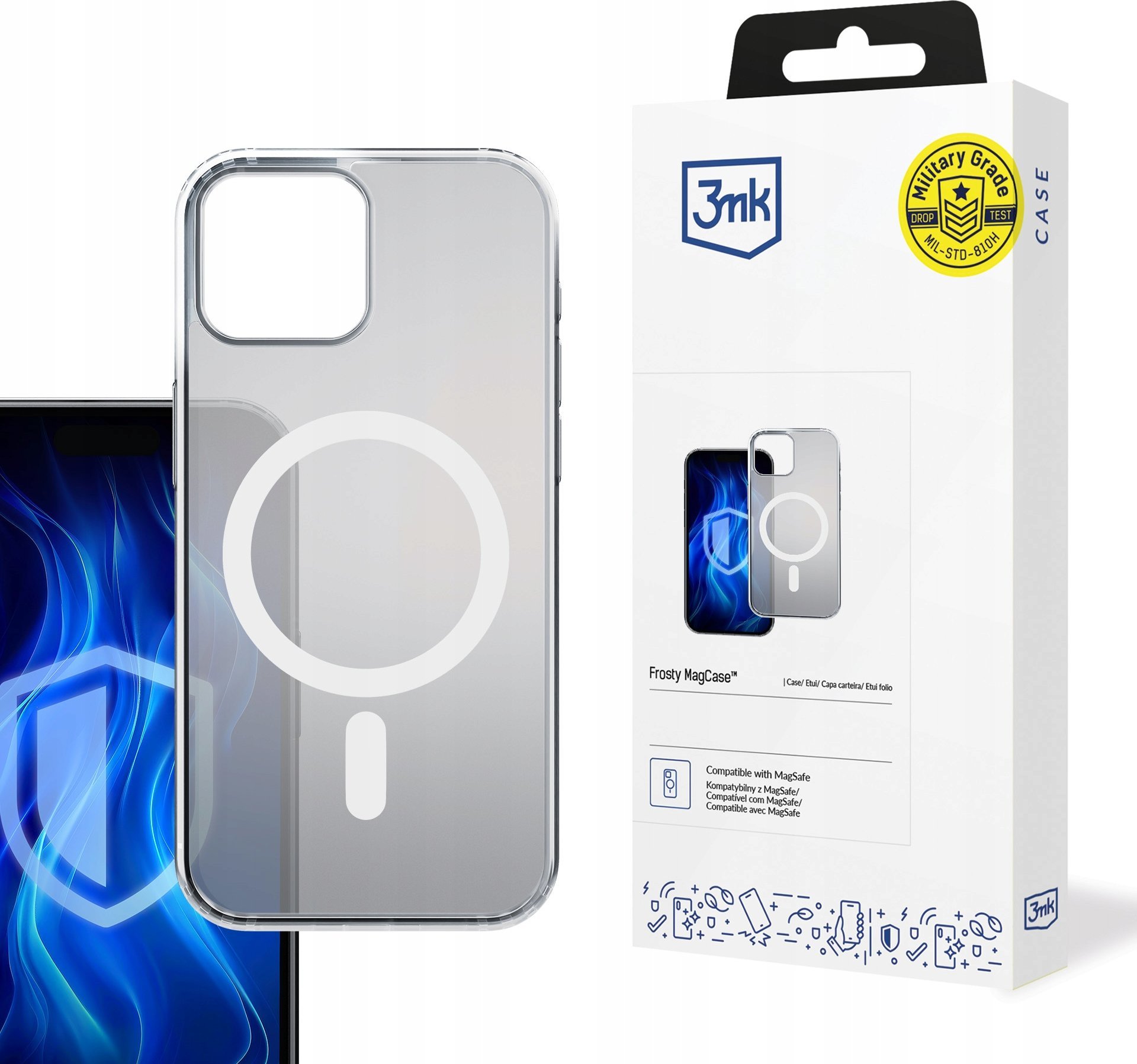 3mk Frosty MagCase White pro Apple iPhone 14 Plus