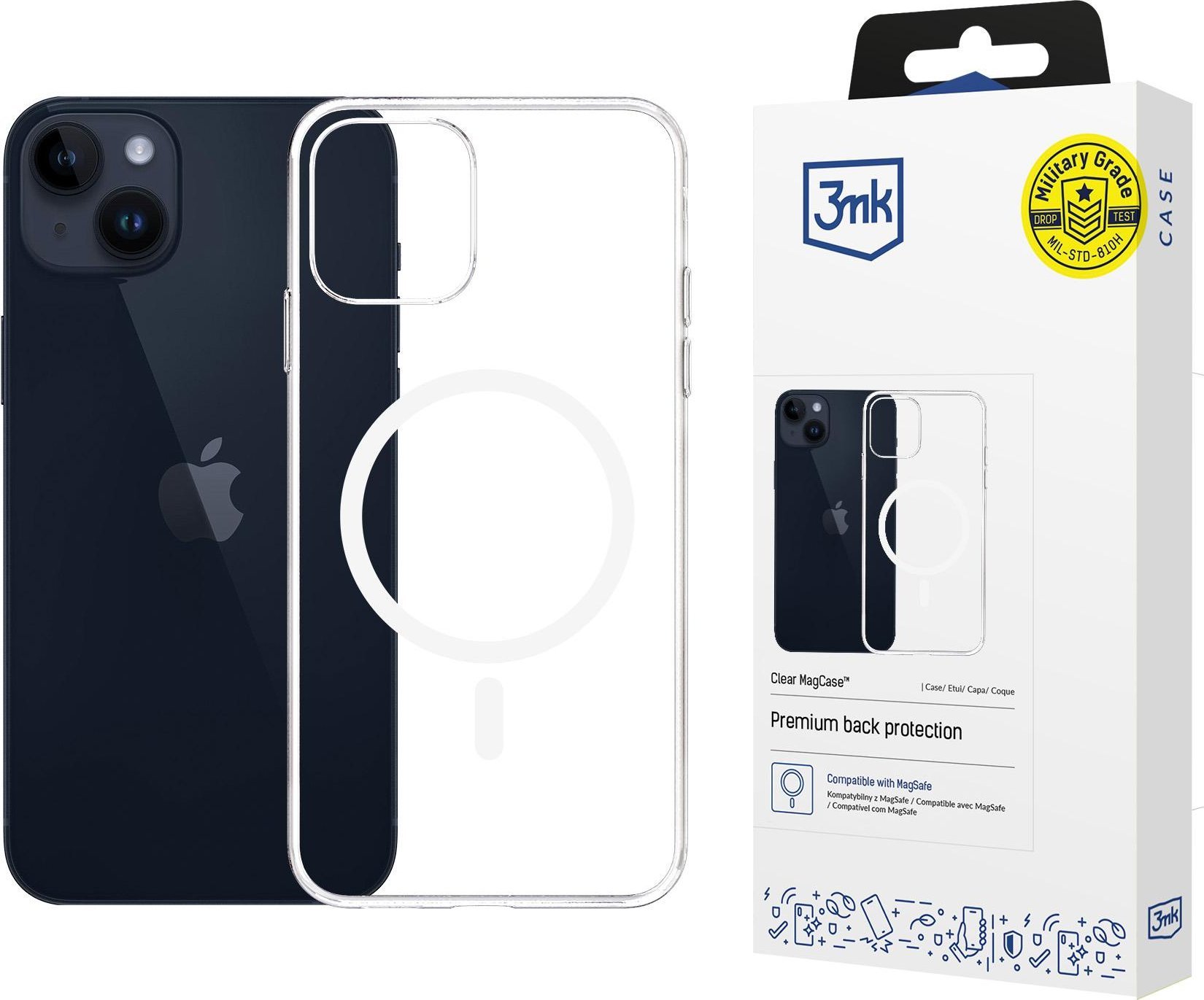 3mk Clear MagCase pro Apple iPhone 14