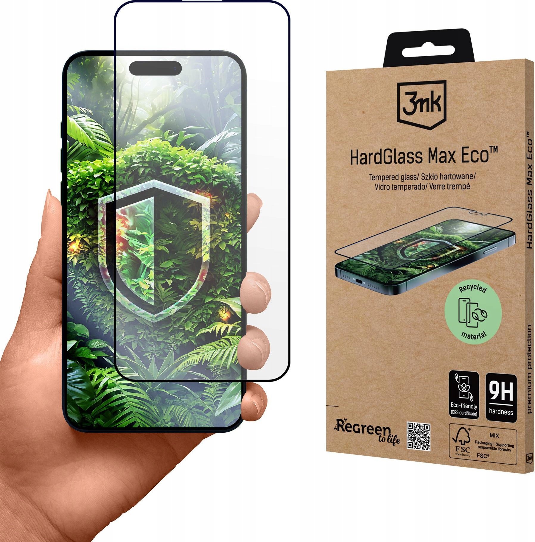 3mk Hardglass Max Eco pro Apple iPhone 15 Pro Max