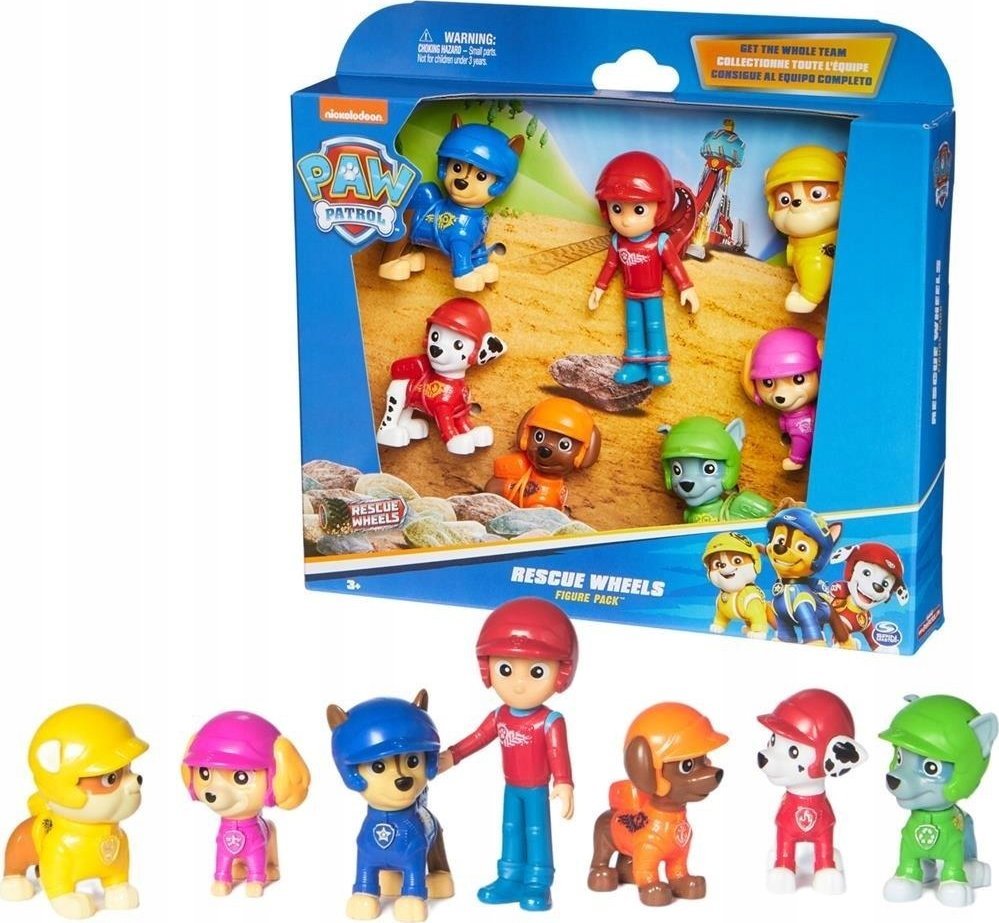 Paw Patrol Záchranná kolečka Paw Patrol Dárkové balení 7 kusů