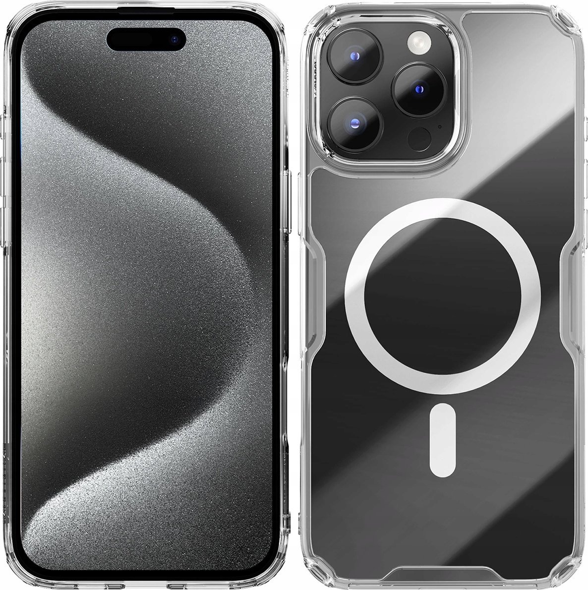 Nillkin Nature TPU PRO Magnetic Kryt pro Apple iPhone 16 Pro Transparent