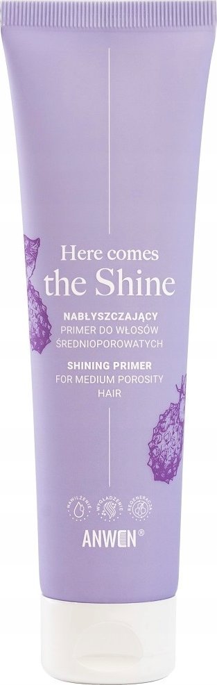 Alkotest Anwen ANWEN_Here Comes The Shine lesklý primer pro vlasy se střední porozitou 100ml