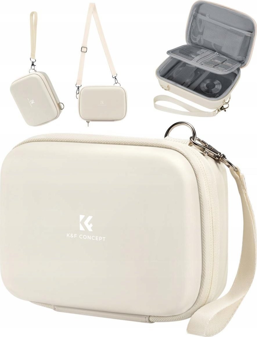 Kf Case Bag Holster Case Cover Case for 2x Camera GoPro Camera DJI K&F / Béžová / KF13.167V3
