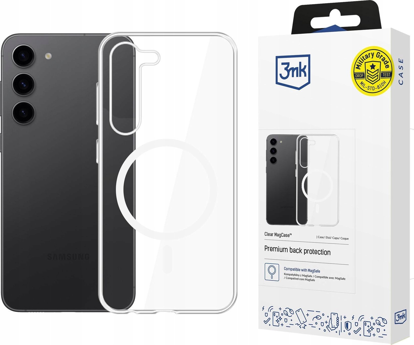 3mk Clear MagCase pro Samsung Galaxy S24