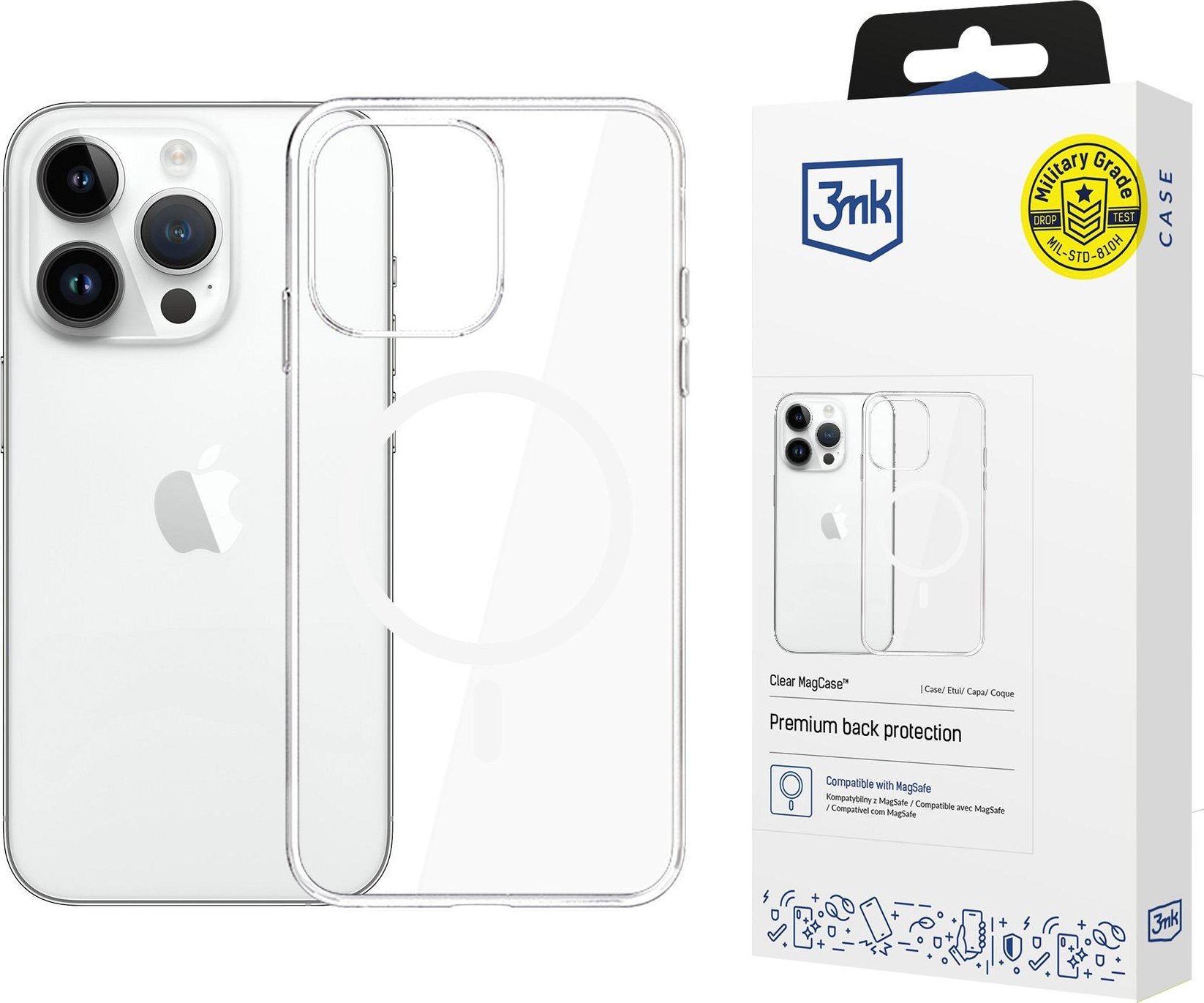 3mk Clear MagCase pro Apple iPhone 14 Pro