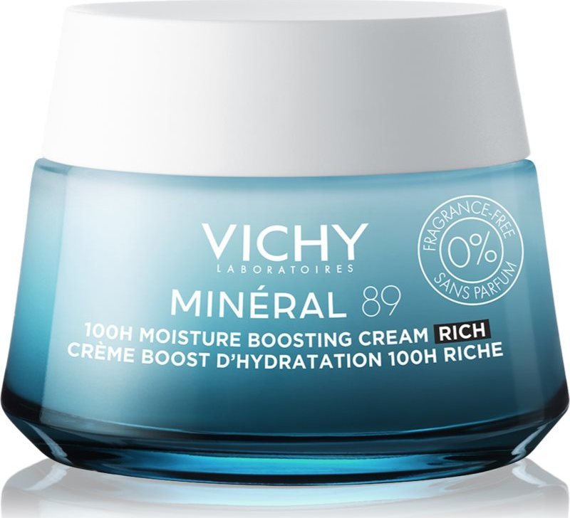 Alkotest Vichy Mineral 89 Rich Hydratační krém na obličej 50ml