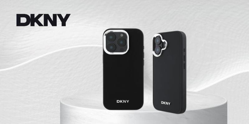DKNY DKNY DKHMP15SPSCMCLK iPhone 15 6.1 černo/černé pevné pouzdro Plain Logo MagSafe