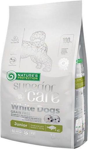 NATURE S PROTECTION Superior Care Dogs Junior Small Whitefish - sušené mlieko na granule - 1,5 kg
