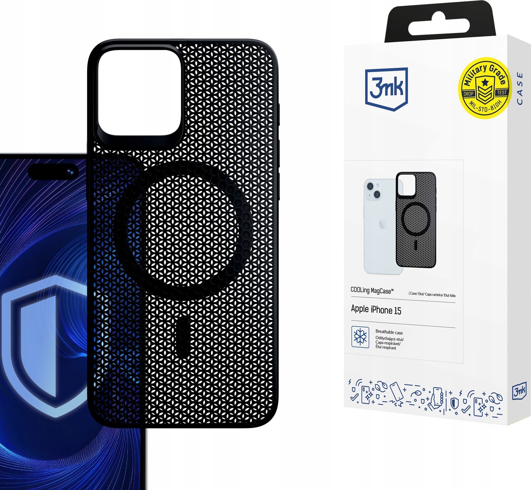 3mk COOLing MagCase pro Apple iPhone 15