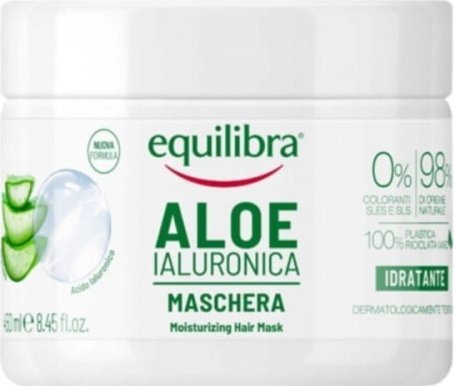 Alkotest Equilibra EQUILIBRA_ Hydratační pleťová maska s aloe vera a kyselinou hyaluronovou 450ml