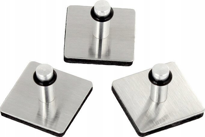 Zeller Sada magnetických háčků ČTVERCOVÝCH - 3 kusy v sadě, ZELLER