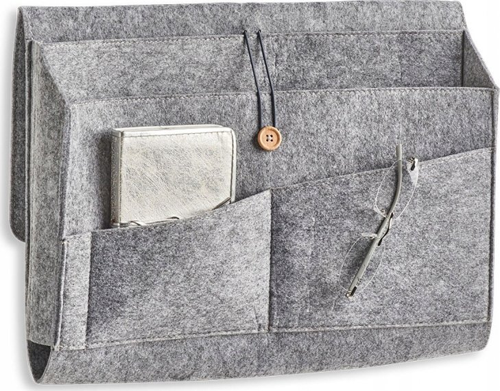 Zeller Organizér na pohovku Felt s kapsami, 40 x 30 cm