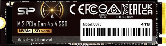 Silicon Power US75 4 TB M.2 PCI Express 4.0 NVMe