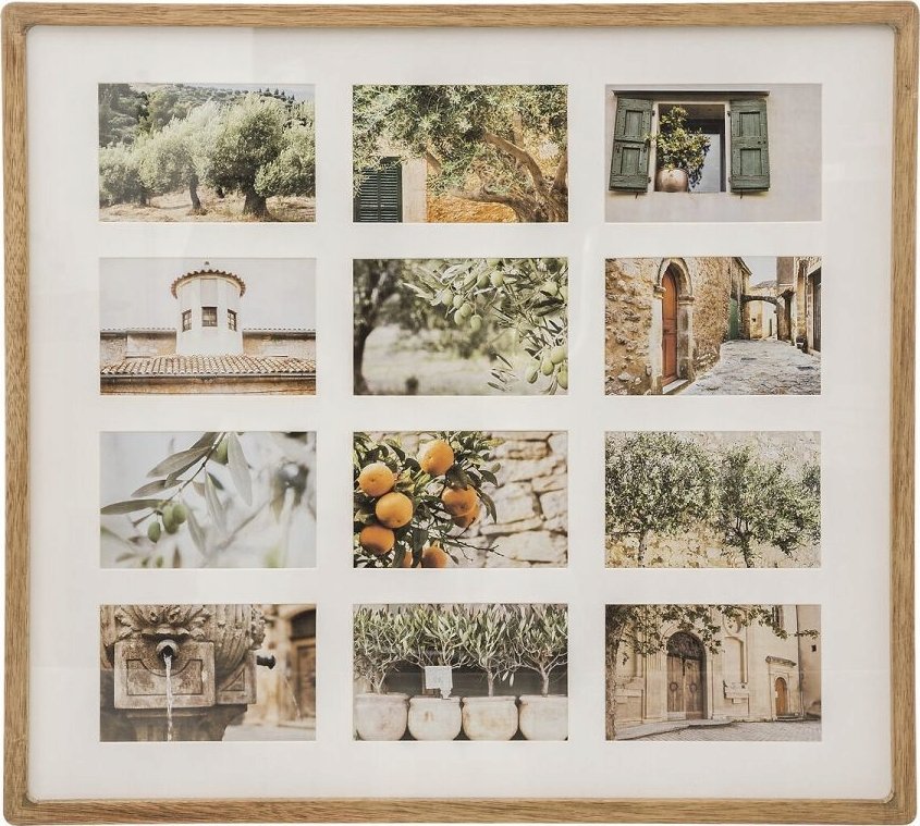 Atmosphera rám MILEA multi fotorámeček, 12 fotografií, dřevěný