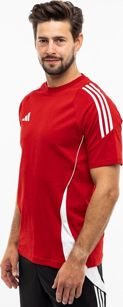 Adidas Pánské tričko Tiro 24 Sweat červené IR9349 S