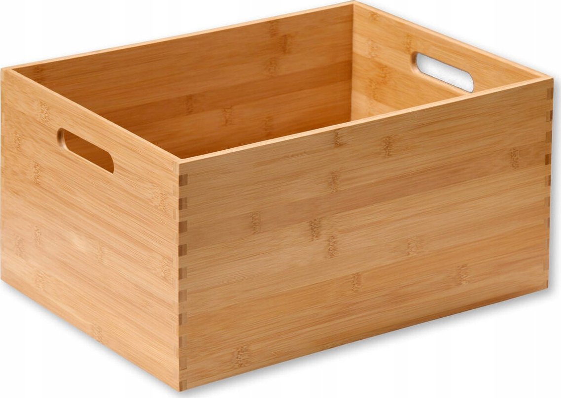 Kesper Dřevěná krabička s úchyty, bambus