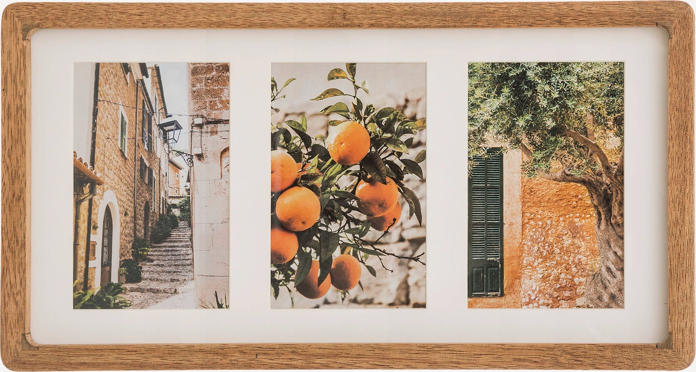 Atmosférický rámeček MILEA multi fotorámeček, 3 fotografie, dřevěný