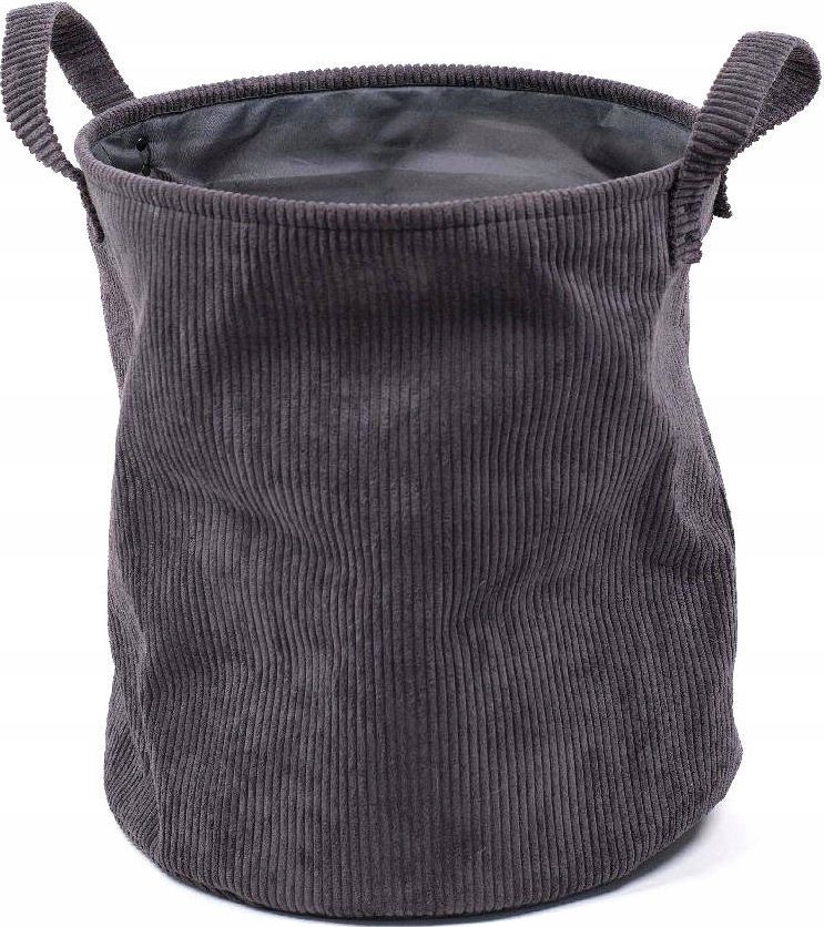 DNES Skládací koš na prádlo, manšestr, O 40 cm