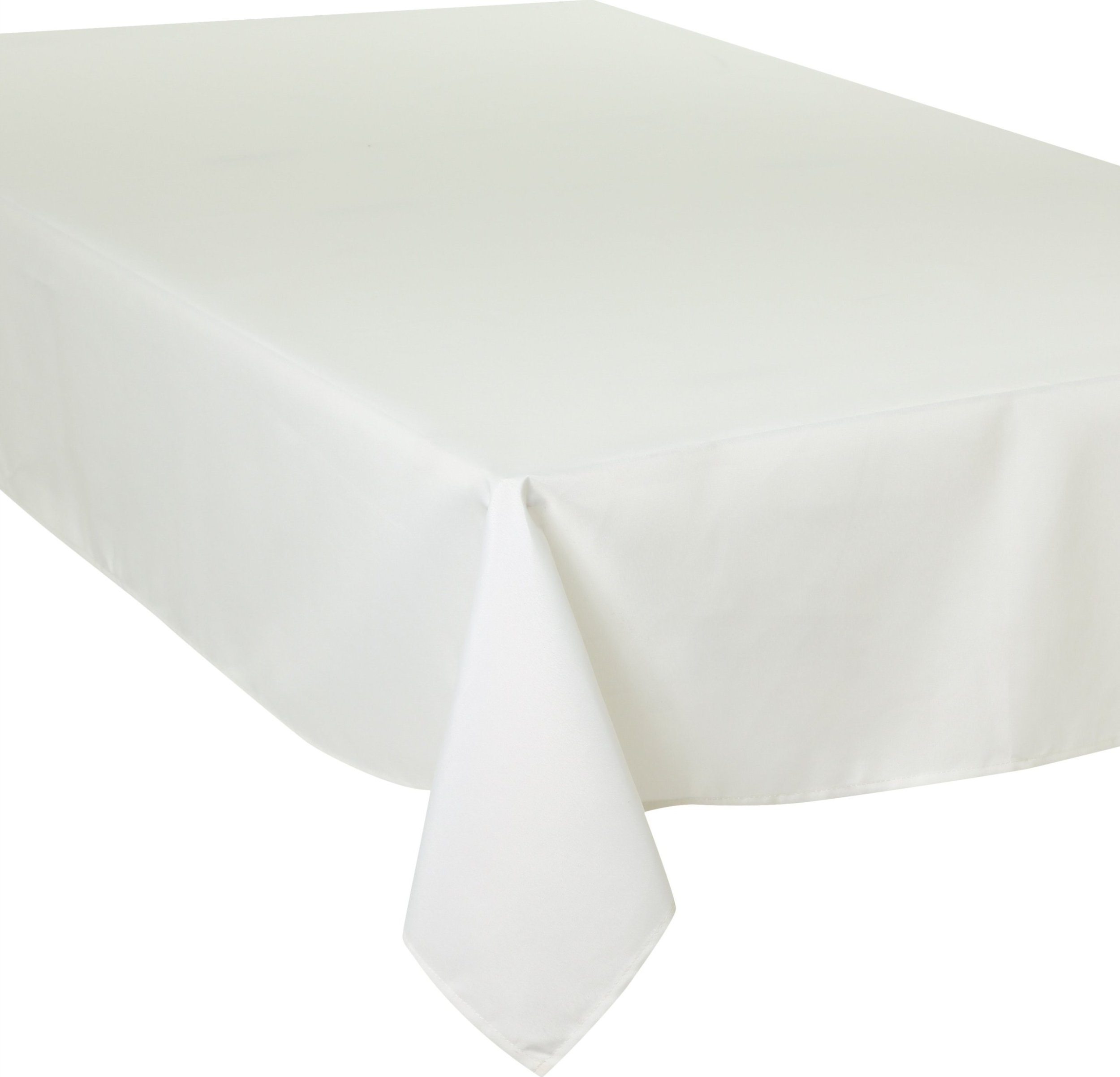 Atmosphera Stylový ubrus odolný proti skvrnám v barvě slonové kosti, moderní ubrus na stůl, elegantní ubrus do obývacího pokoje, velký ubrus, ubrus v barvě slonové kosti, 150 x 300 cm