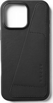 Kožené pouzdro Mujjo Wallet Leather Case Troubadour Goods Limited – kožené pouzdro kompatibilní s MagSafe pro iPhone 16 Pro Max (černé)