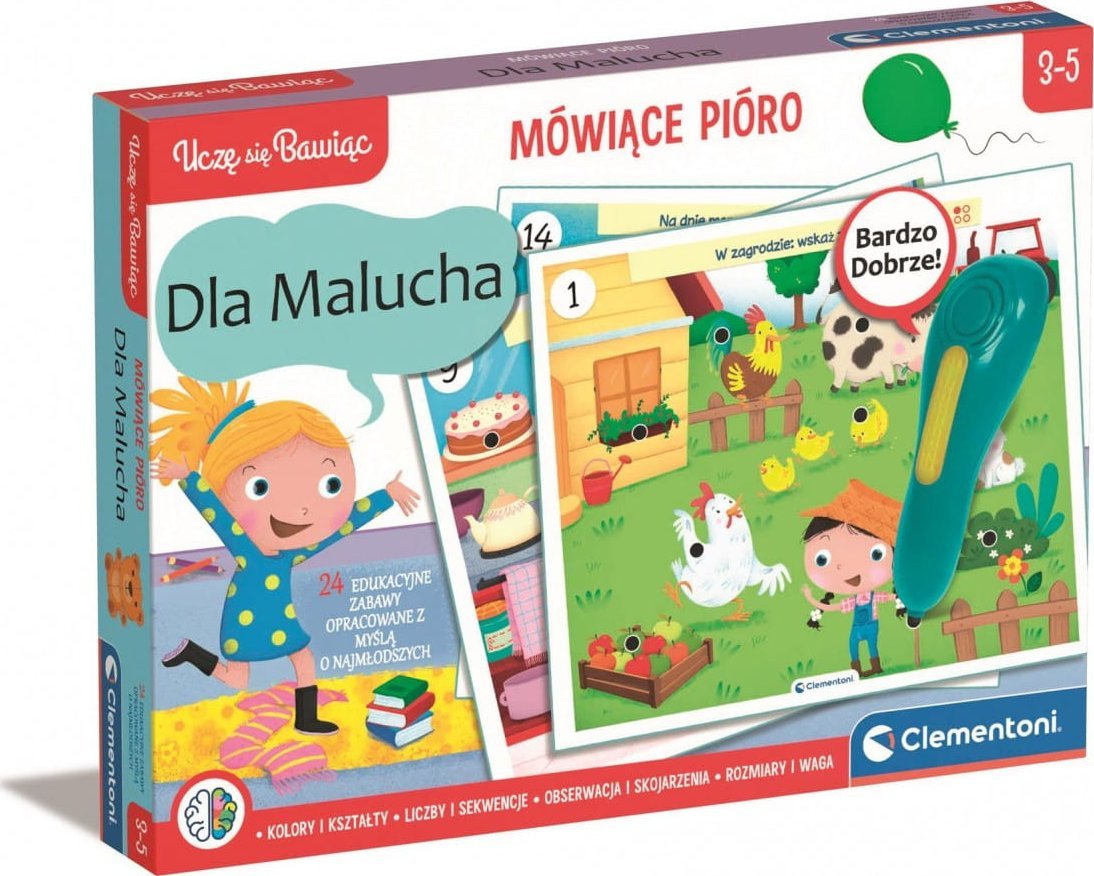 Clementoni Mluvící pero Clementoni 500 otázek pro batolata 50944