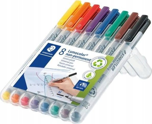 Staedtler Popisovač Staedtler 315 WP8 1 ks. Černá, Modrá, Hnědá, Zelená, Oranžová, Červená, Fialová, Žlutá
