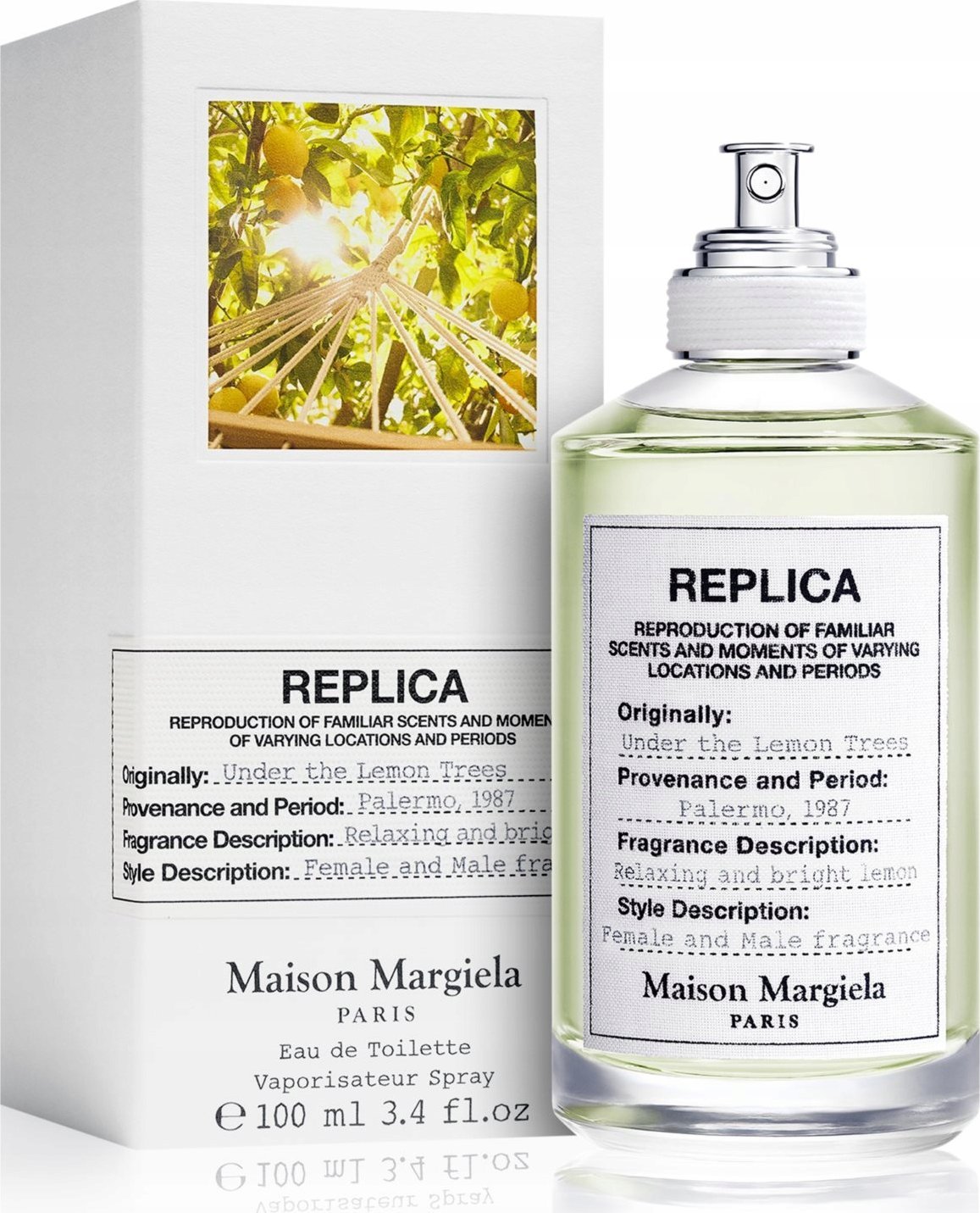 Alkotest MAISON MARGIELA Replica Under The Lemon Trees EDT sprej 100ml
