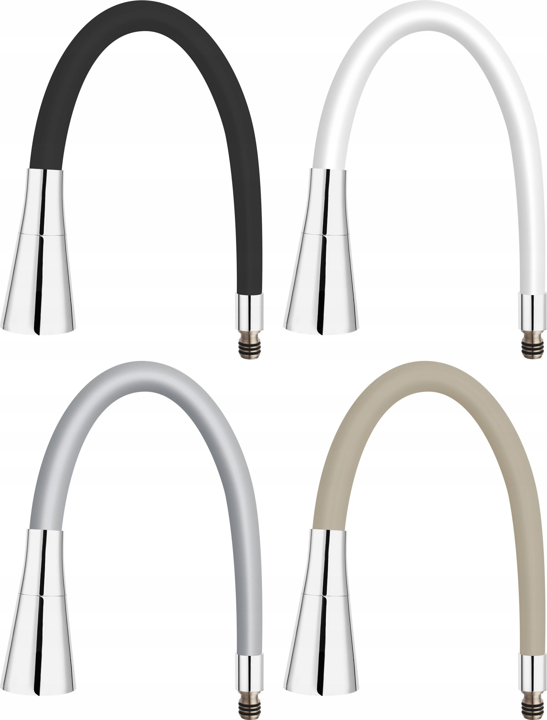 Alkotest Výtok W101B-B / FERRO / ELASTICO II / VÝTOK PRO DŘEZOVOU BATERII ČERNÝ /