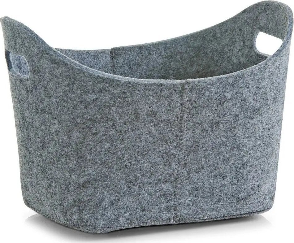 Zeller Oválný úložný koš Felt - nádoba 12 l, ZELLER