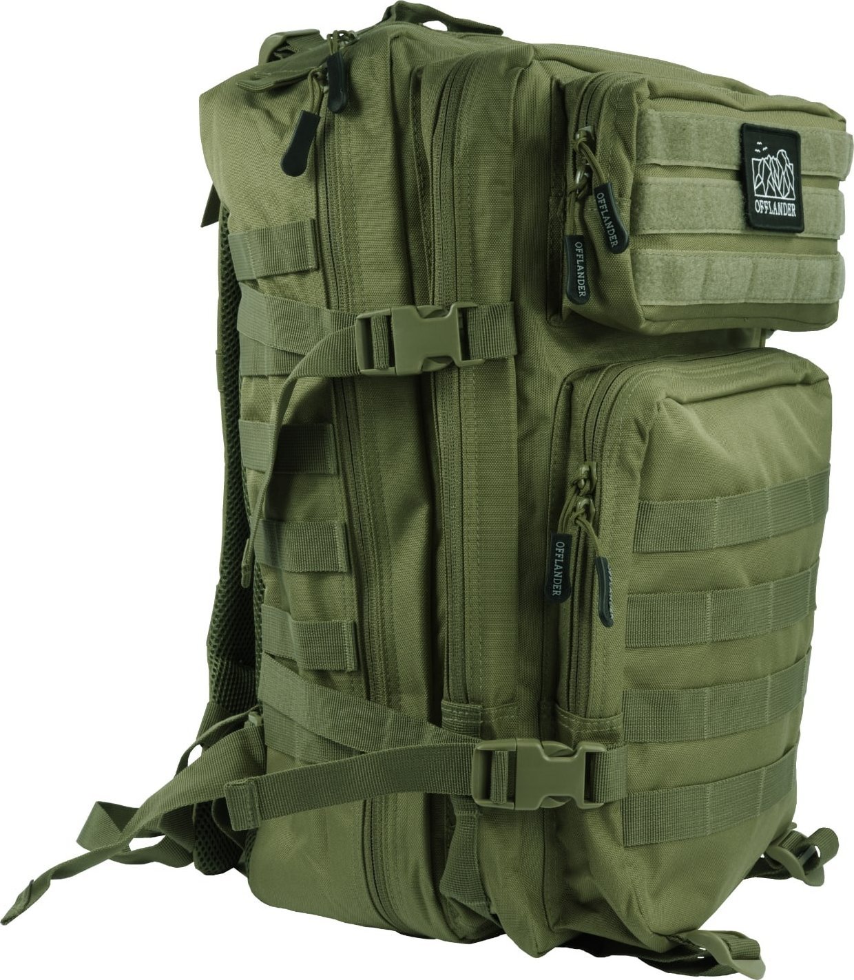 Offlander turistický batoh Survival turistický batoh 43l zelený Offlander