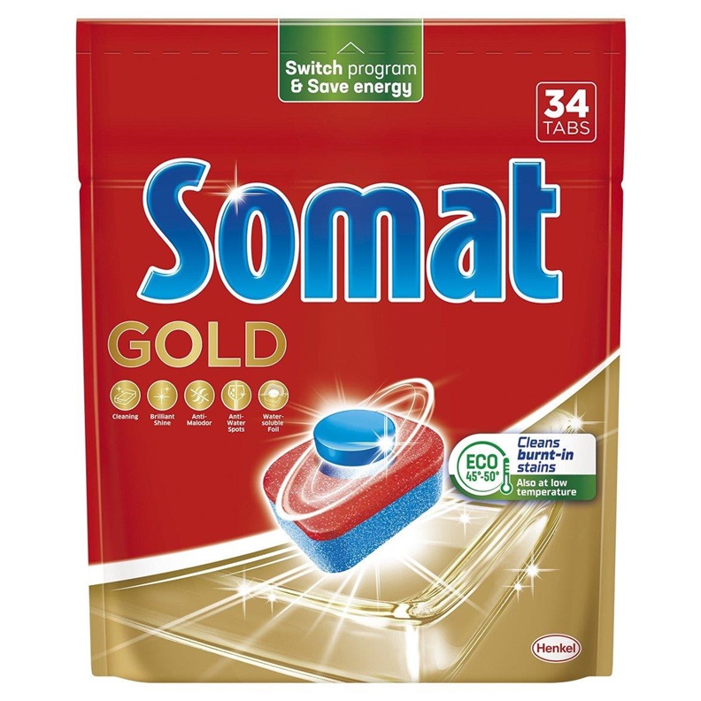 Tablety do myčky Somat gold, 34 ks.