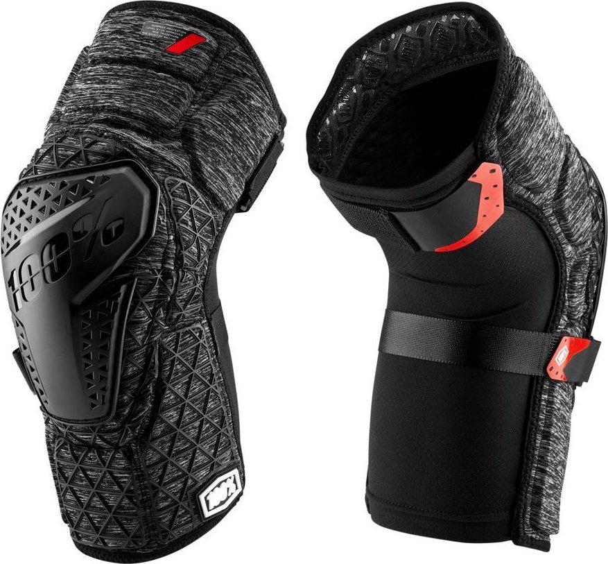 100% chrániče kolien 100% SURPASS Knee Guard sivý vres čierny veľ. XL (NOVÉ)